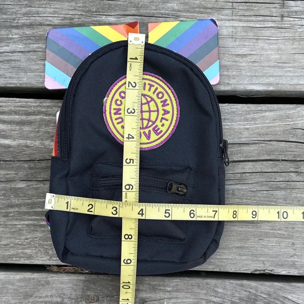Dog Backpack Harness XXS XS Treat Pouch Rainbow Pride Adjustable NWT